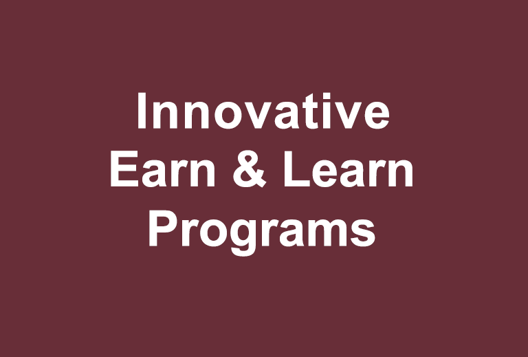 Innovative Earn and Learn Programs